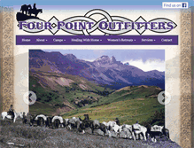 Tablet Screenshot of fourpointoutfitters.com